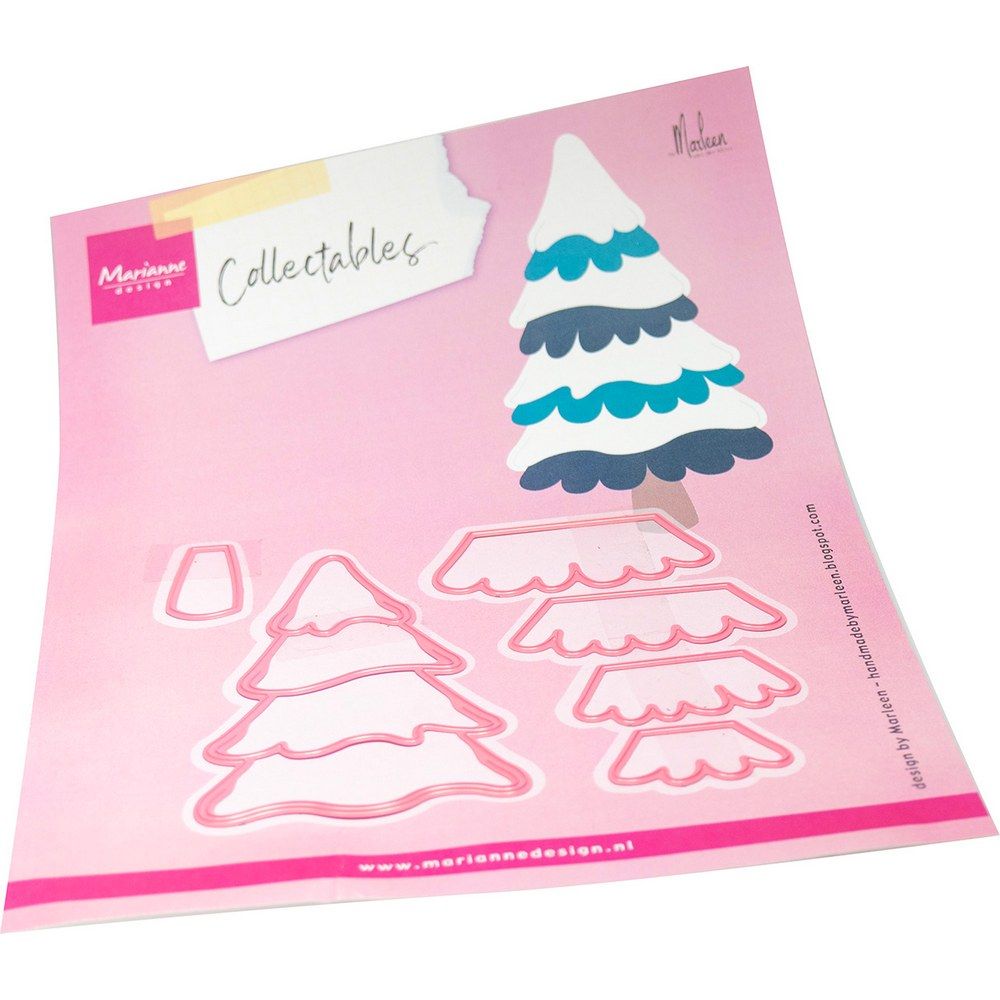 Marianne Design • Schneebedeckter Baum zum Sammeln von Marleen