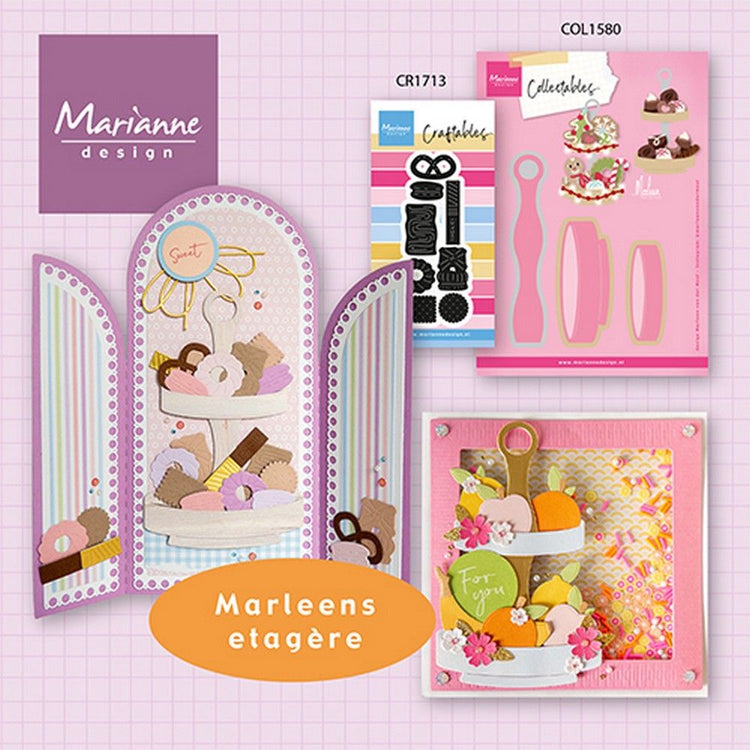 Marianne Design • Sammeletagère von Marleen, 3 Stück, 81 x 122 mm