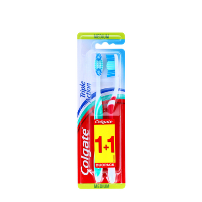 Colgate Zahnbürste Triple Action Medium 2er-Pack