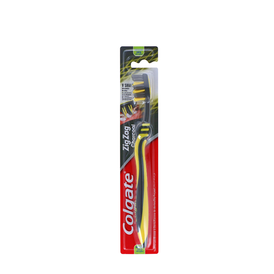 Colgate Zahnbürste Zick-Zack-Holzkohle mittel