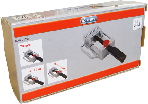 Connex Maschinenschraubstock 60 mm Aluminium – com870060