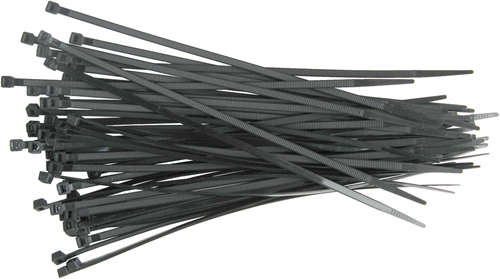 Con:p Colson-Armband 4,8 x 250 mm, schwarz, 50 Stück – B20441