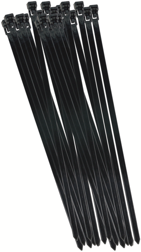 Con:p Colson-Armband 4,8 x 280 mm, schwarz, 50 Stück – B20453