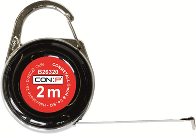 Abi con:p Maßband 2 m mit Karjn-Haken Euro – B26320