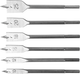 Con:p Satz Holzfräser-Bits 10–25 mm, 6 Stück, rot – bp302306