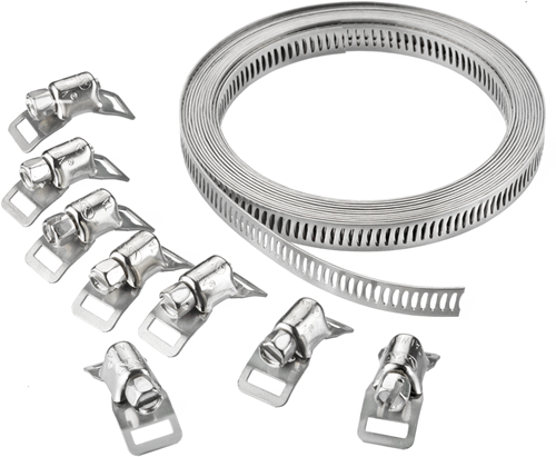 Con:p Spannring 'infinity' + 8 Edelstahlklammern - b34089