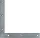 Connex 4 Stück flaches Quadrat – Eckverbinder 60 x 60 x 10 BVZ – Dyb2003671