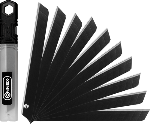Connex Abbrechklingen 9 mm Black Edition 10s – coxb897920