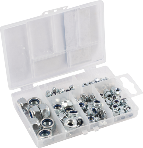Connex-Sortiment Sicherungsmuttern 120 Stück - dp8500111