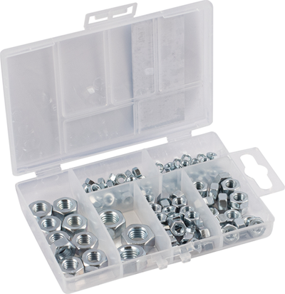 Connex-Sortiment an Sechskantmuttern 150 Stück – dp8500112