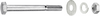 Verbindungsschraube 10x90 + Mutter+SR+GR-Beutel 10 Stück - B30018