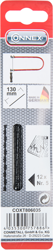 Connex Dekupiersägeblatt Zarsa Größe=5 (12 Stück) – Coxt806035