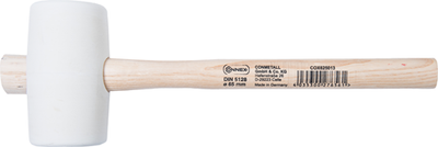 Connex Gummihammer 65 mm beiges Holz – cox625113