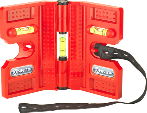 Connex Eckwasserwaage mit 3 Libellen 13,5 cm – coxt743135
