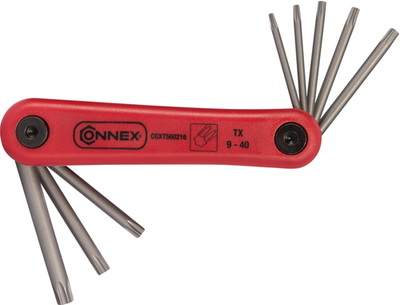 Connex Innensechskantschlüsselsatz TX 9-40 8-teilig – COXT560216