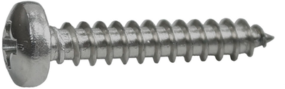 Connex Blechschraubenpfanne 3,5x19 25 Stück Edelstahl-A4 - dy4823519