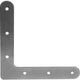Connex flach quadratisch - Eckverbinder Edelstahl - 120x120x20 - hvrj20031
