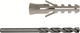 Verbindungsstecker PP mit Bohrer 5+6+8+10 Box 530 Stück – B30012