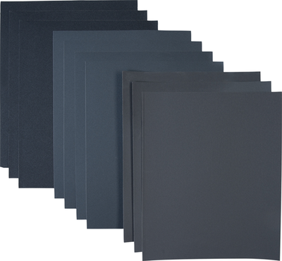 Connex Schleifpapier-Set wasserfest 10 Stück – cox980400