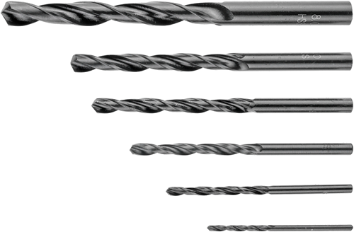 Connex-Set Metallbohrer 2–8 mm, 6 Stück, blau – cox972226