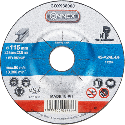 Connex-Schleifscheibe Metall 115 mm – cox938000