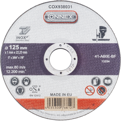 Connex-Schleifscheibe Edelstahl 125 mm – cox938031