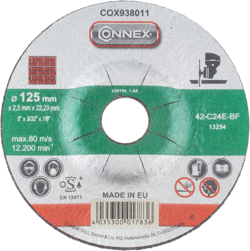 Connex-Schleifscheibenstein 125 mm – cox938011