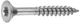 Connex TX-Schraube 4,0 x 40 Edelstahleimer 175 Stück – B30136