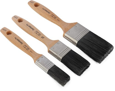 Copenhagen Pro Pinselset – Flachpinsel – Größe 1-1,5-2 – Kunsthaar – 3-teilig – FSC-Holzgriff – 23.900.04