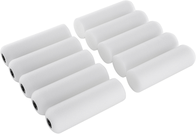 Copenhagen Pro Decklackwalze – Schaumstoff – superfein – Bügelseite rund – 11 cm – 10 Stück