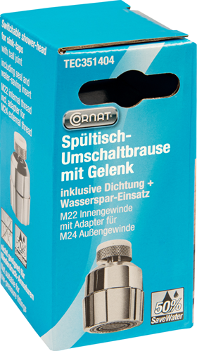 Cornat Luftsprudler M22 24 mit Gelenkgelenk CH - tec351404