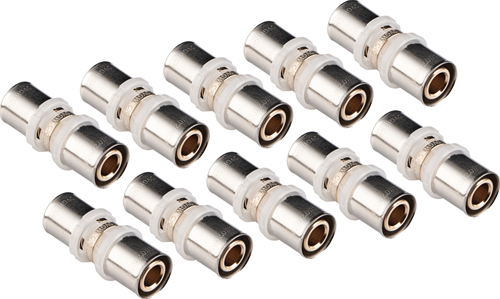 Cornat Presskupplung 20x20mm 10 Stück ms-a2 - vrptp500655n