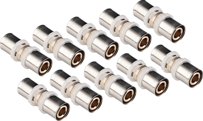 Cornat Presskupplung 20x20mm 10 Stück ms-a2 - vrptp500655n
