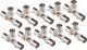 Cornat Presskupplungs-T-Stück 16 mm 10 s MS-A2 – vrptp500416n