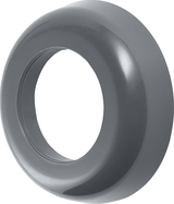 Cornat Rosette 40x75mm Kunststoff-Siphongröße - tec353000r - afbeelding 1