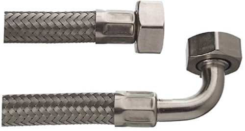 Cornat Waschmaschinen-Zulaufschlauch 2m50 Edelstahl – T357216