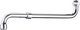 Cornat Wandarmatur mit schwenkbarem Auslauf 's' 280-480 - tec351102