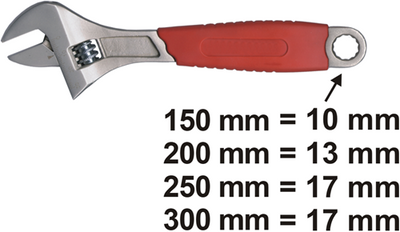 Connex Englischer Schlüssel 250 mm (10'') – cox550110