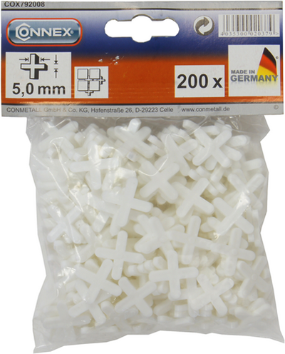 Connex-Fliesenkreuz 5 mm (200 Stück) – cox792008