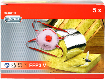 Connex Staubmaske FFP3V EN149 5 Stück – COX939103