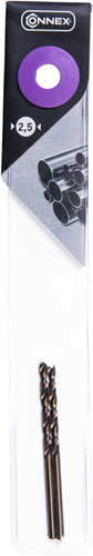 Connex Kobaltbohrer 2,5 mm (57 mm) (2 Stück) lila – cox970527
