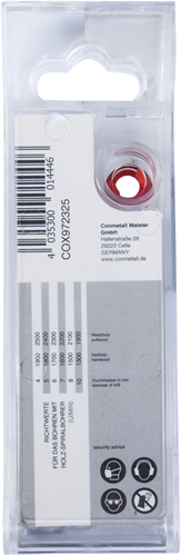 Connex-Set Holzbohrer 4–10 mm, 5 Stück, rot – cox972325