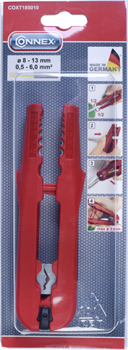 Connex-Kabelabisolierzange + Schneidklinge 8–13 mm – coxt185010