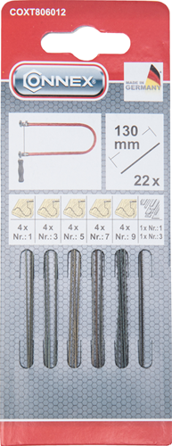 Connex-Reihe von Dekupiersägeblättern (22 Stück) – coxt806012