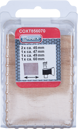 Connex Stahlkeilaxt + Hammer 5 Stück – coxt856070