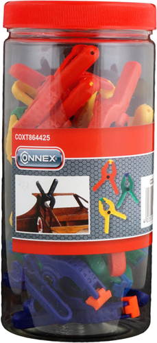 Connex Mini-Klebeklemme 25 mm 20 Stück – coxt864425