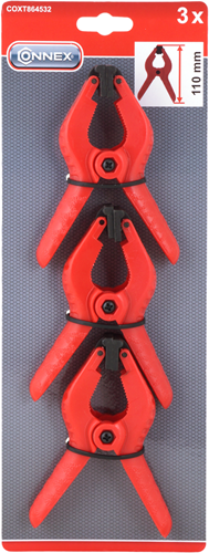 Connex Klebeklemme 110 mm Kunststoff 3 Stück – coxt864532