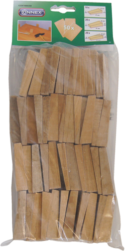 Verbindungskeil aus Holz für Laminat, 50 Stück – coxt866350
