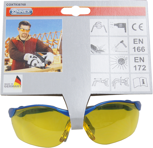 Connex Schutzbrille gelb EN166+172 – coxt938760