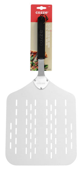 Cozze Pizza -Chep mit Löchern Aluminium 60 cm Silber Schwarz